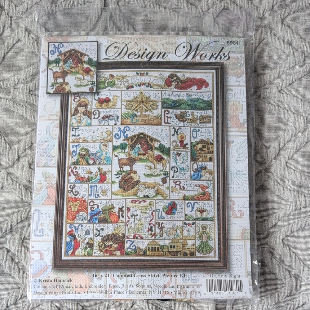 NWT Design Works Holy Night Cross Stitch Kit
